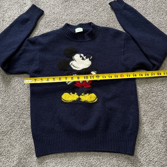 Disney Men's Navy Sweater with Mickey Mouse Design - Picture 8 of 8